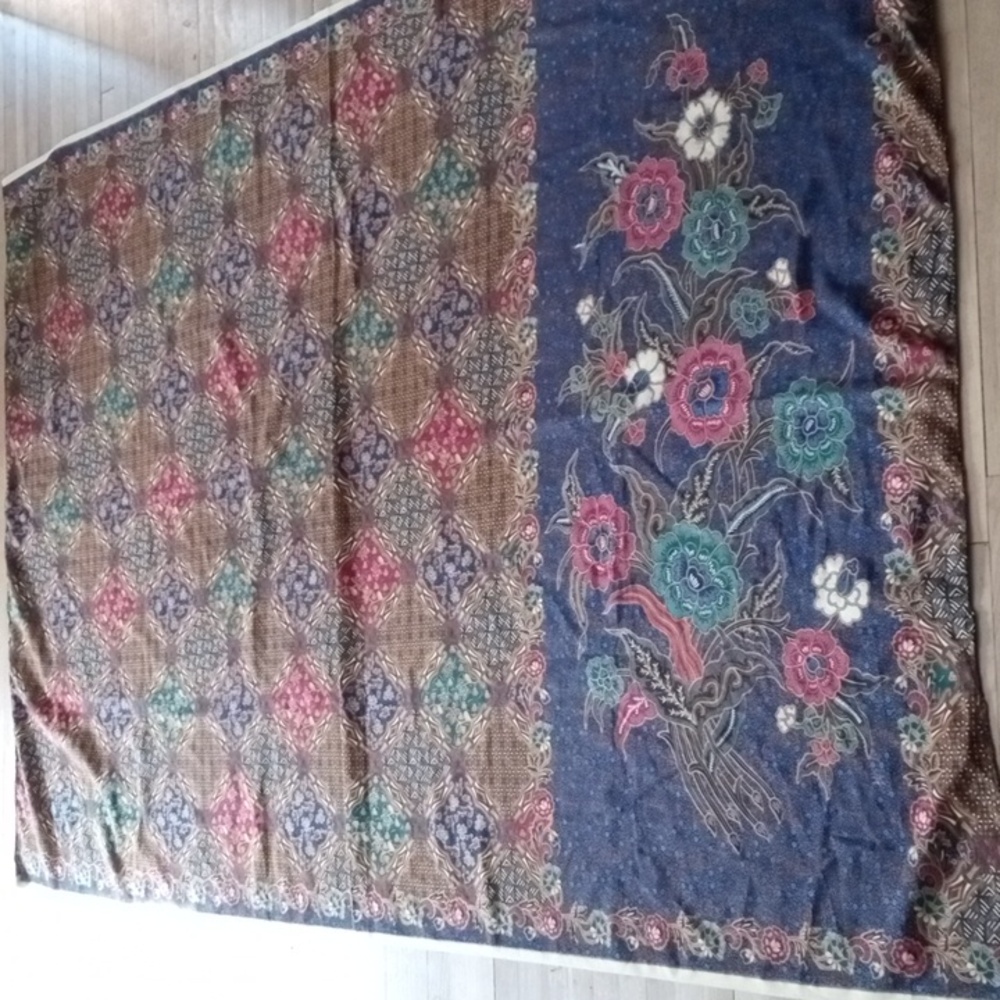 Batik tablecloth rectangular - Picture 2 of 5